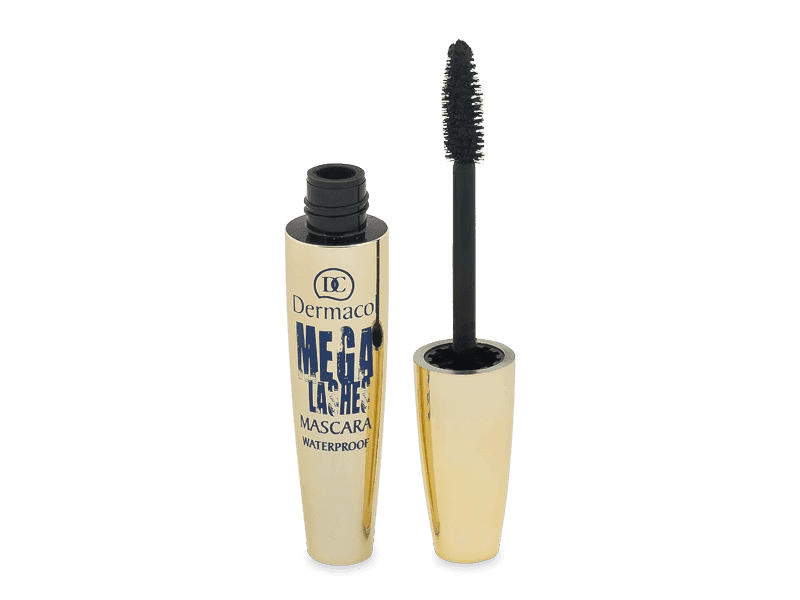 Máscara De Pestañas Negra Dermacol Mega Lashes Waterproof 125 Ml Lentes Shop 