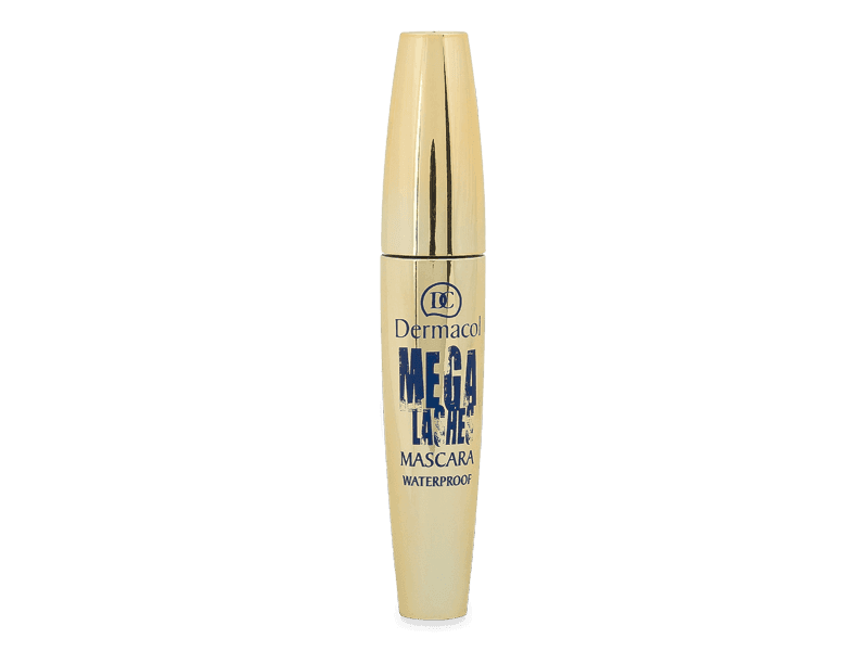 Máscara De Pestañas Negra Dermacol Mega Lashes Waterproof 125 Ml Lentes Shop 